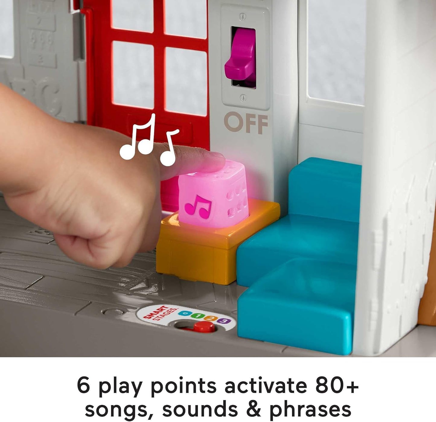 Fisher-Price Little People - Juego de casa de juego con escenarios inteligentes