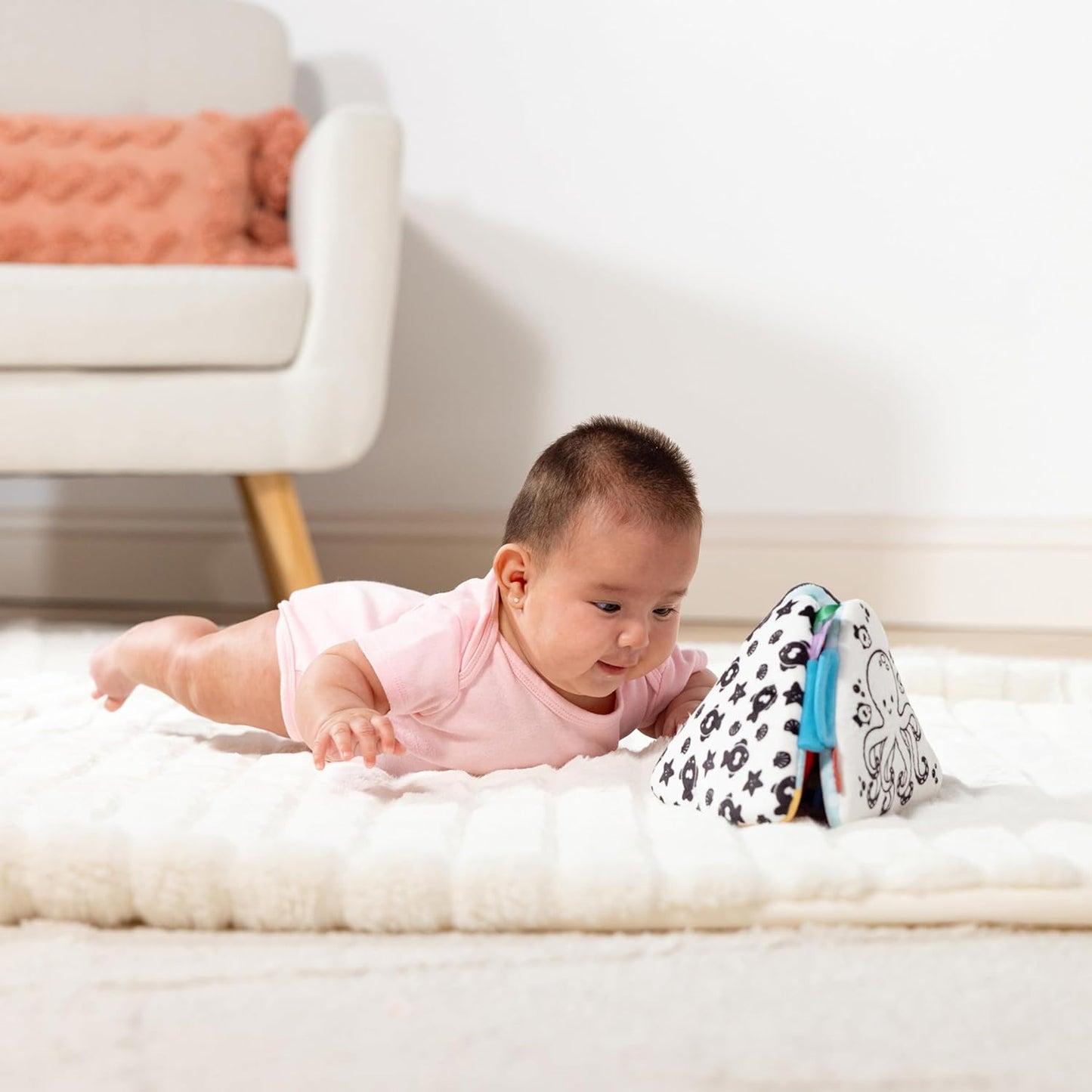Melissa & Doug - Juguete para bebé, suave juguete sensorial con texturas, espejo
