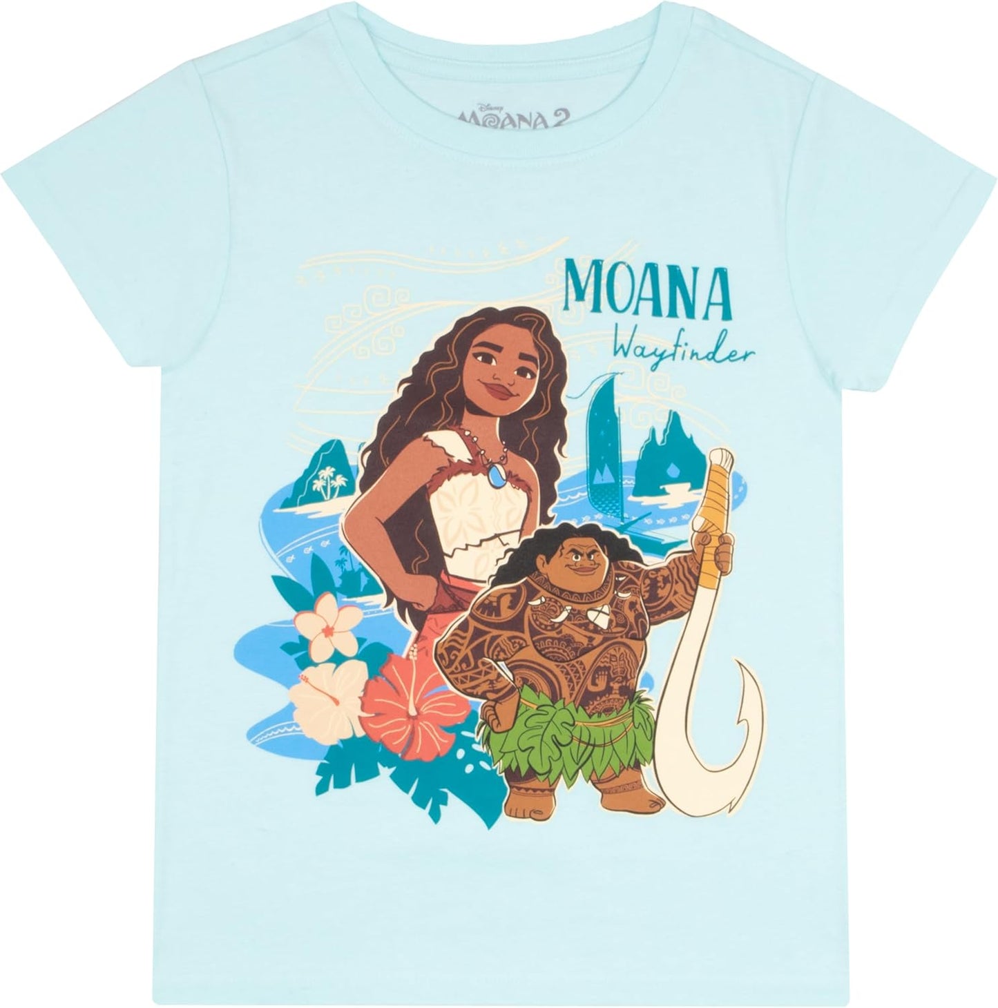 Disney Moana and Friends - Paquete de 2 camisetas