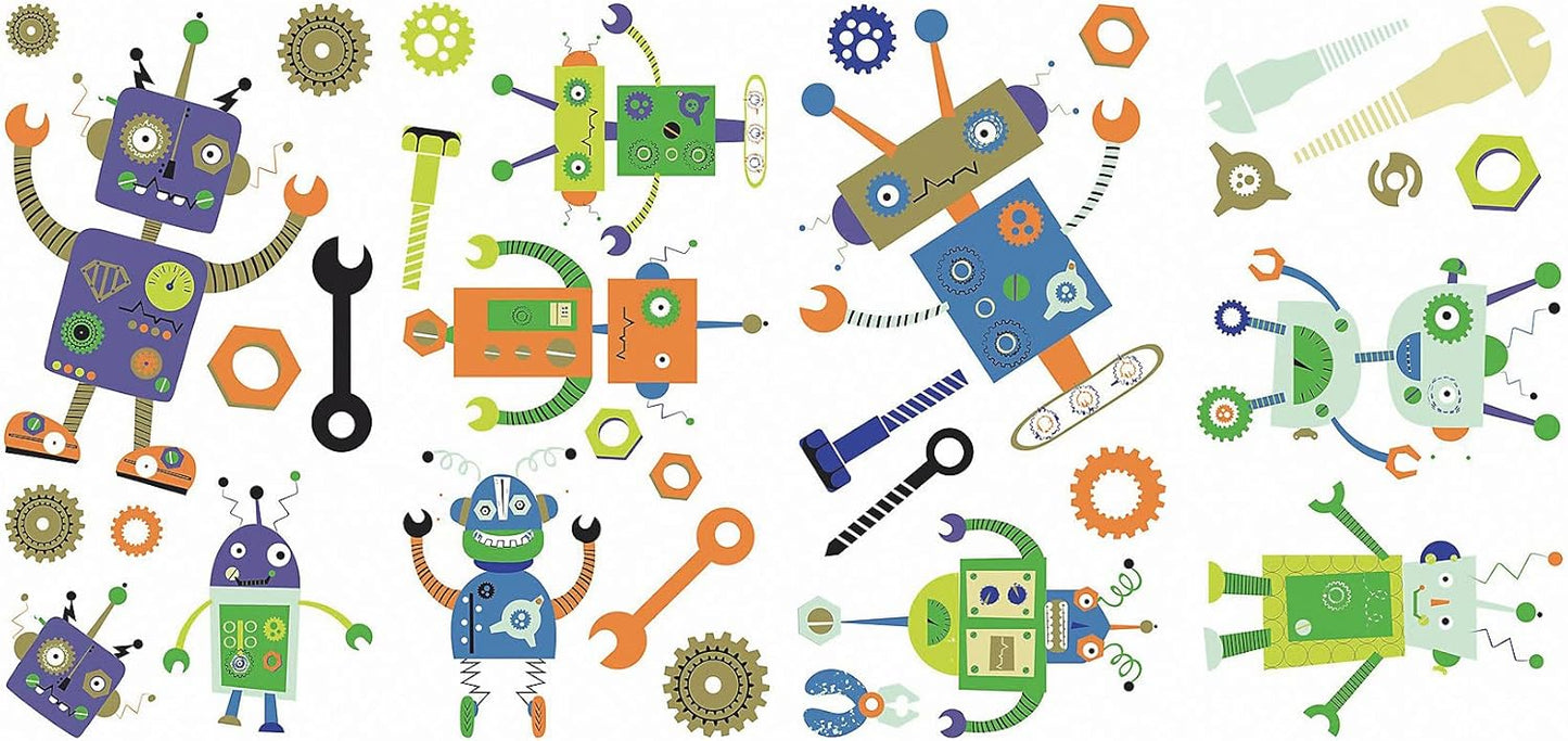 Robots Calcomanías de pared para despegar y pegar