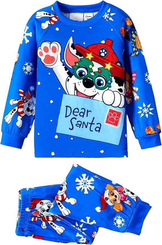 Paw Patrol Conjunto de pijamas de Navidad