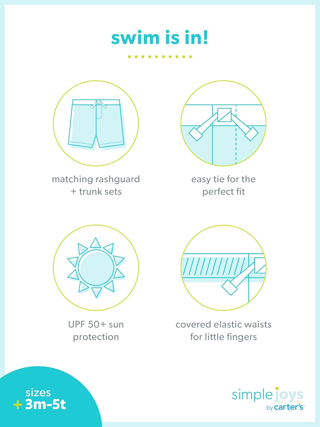 Simple Joys by Carter's - Traje de baño