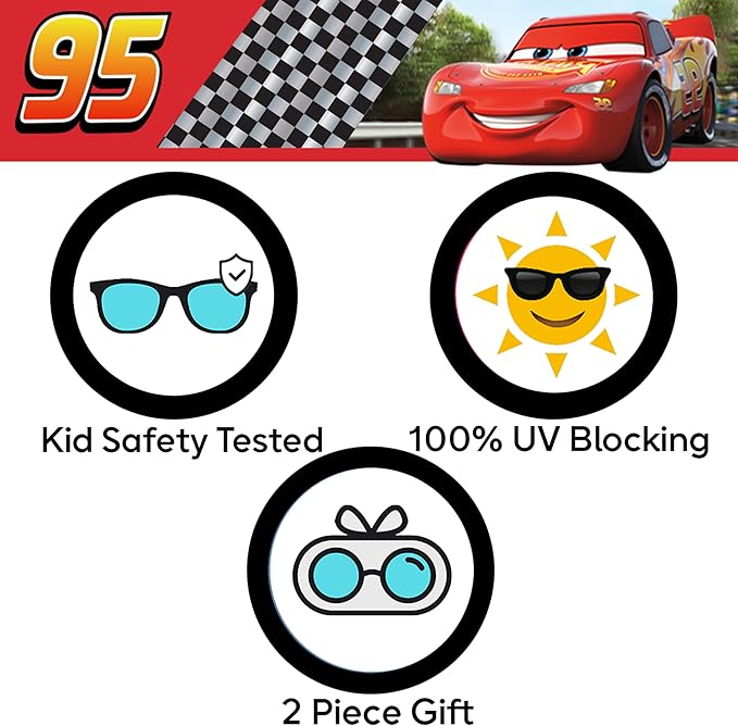 Lentes de sol protección UV Lightning McQueen Cars