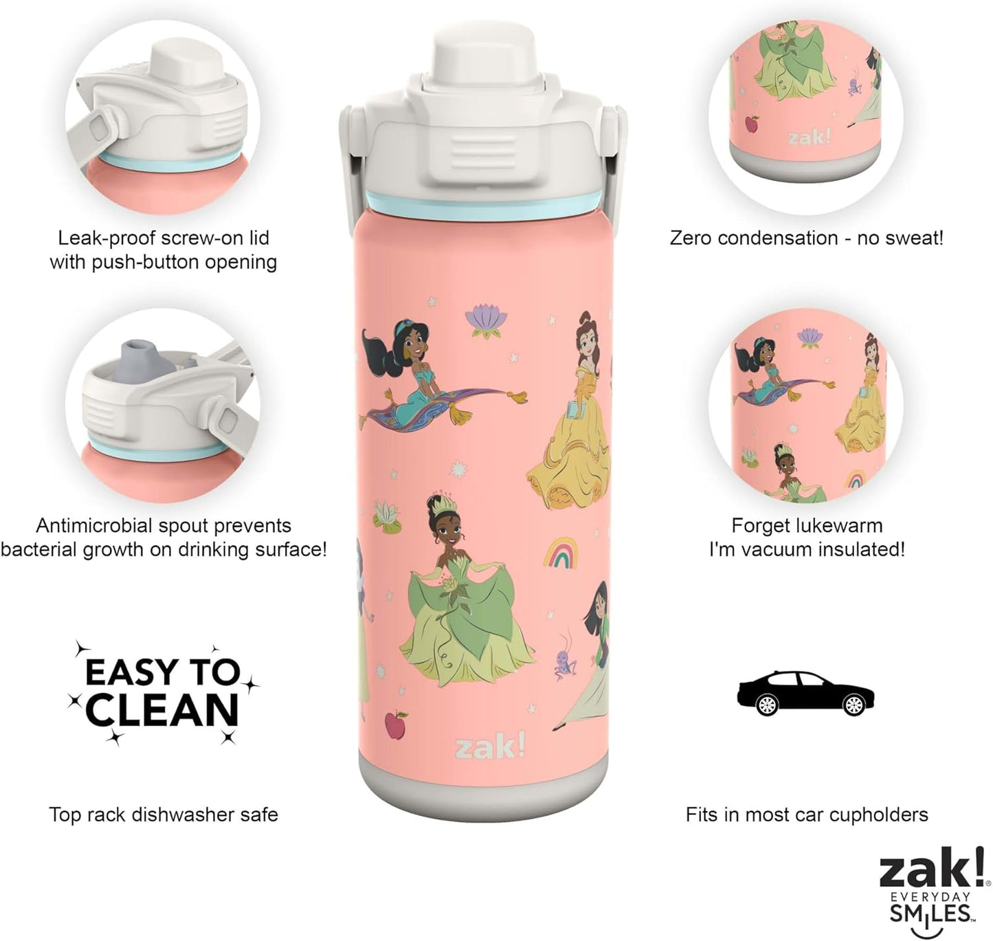 zak Botella aislada acero inoxidable 20 onzas