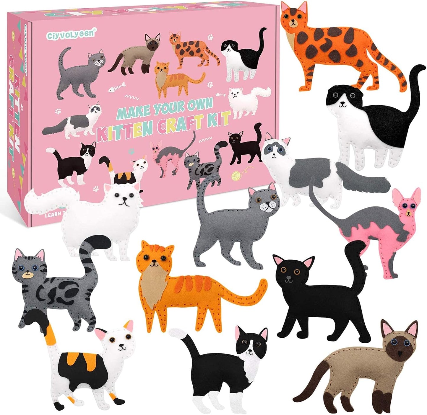 Kit de manualidades de gatito