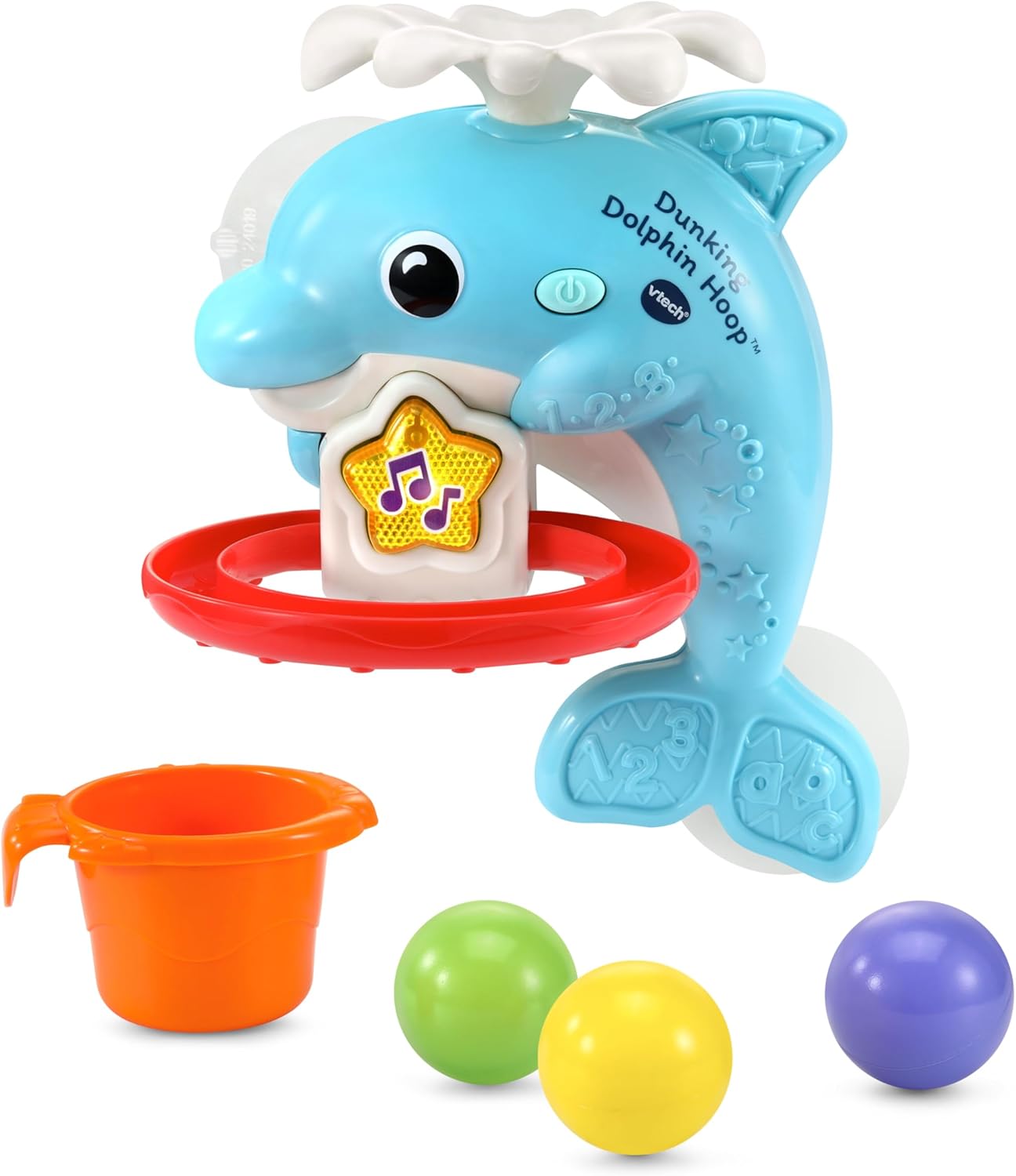 VTech Dunking Dolphin Hoop - Juguete de baño