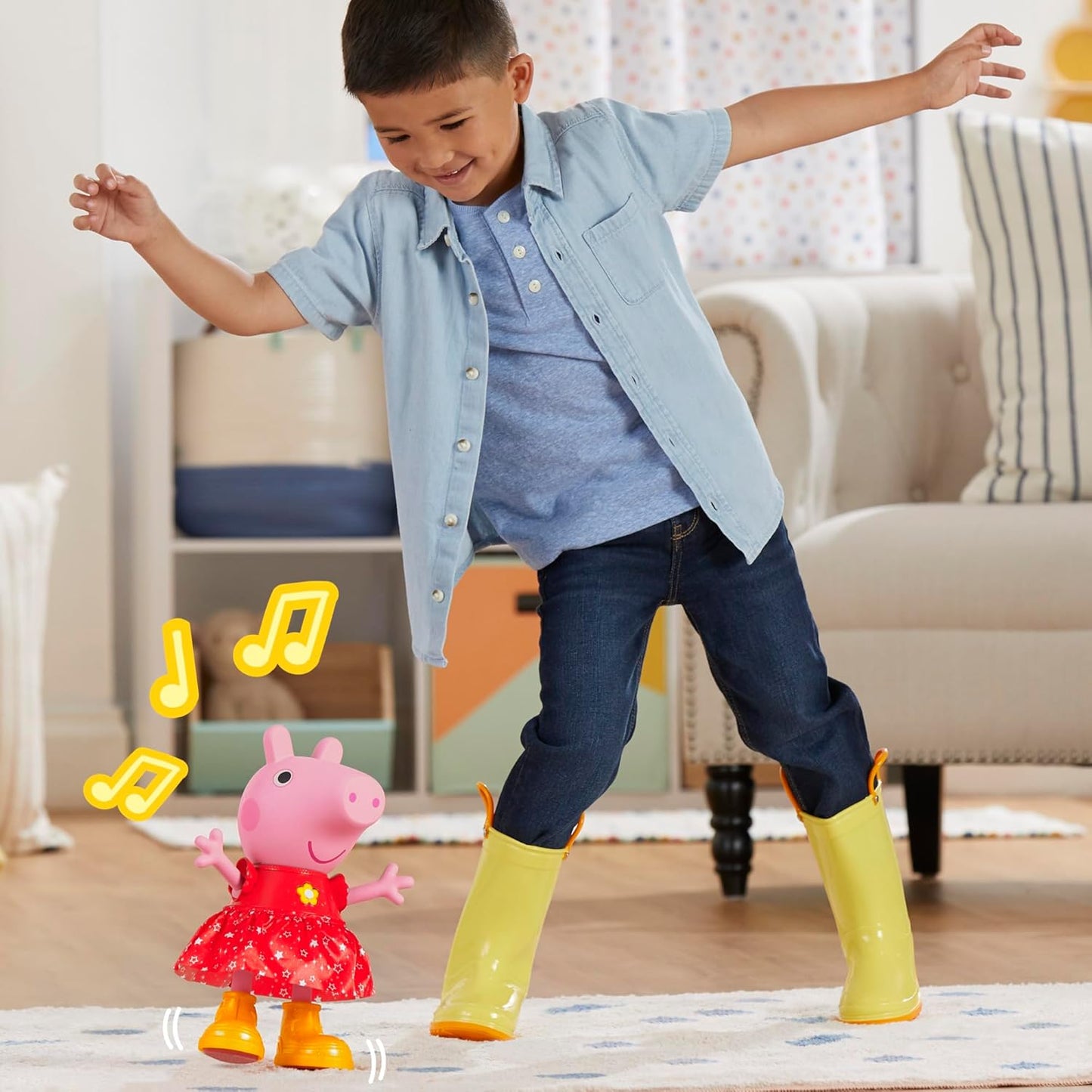 Peppa Pig Peppa's - Muñeco de fiesta cantando y bailando