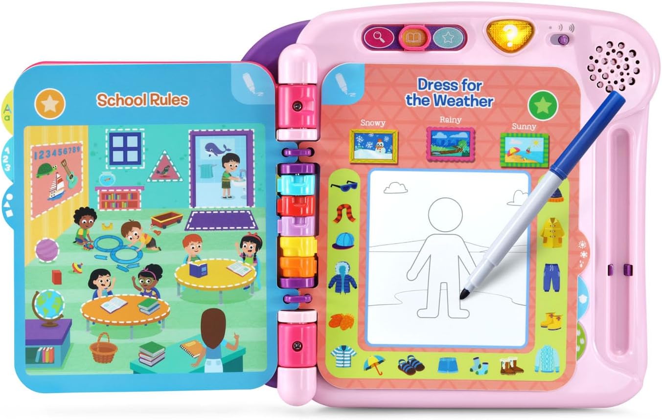 LeapFrog Violet and Friends - Libro de actividades preescolar