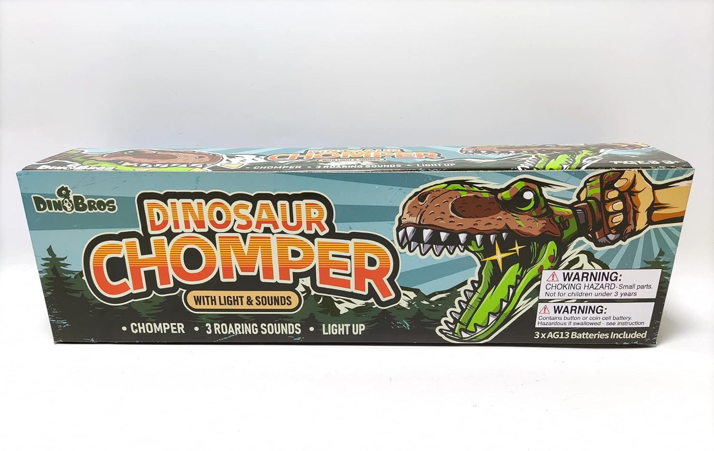 3 sonidos de rugido y luz Dinosaurios Garra T-Rex Reacher
