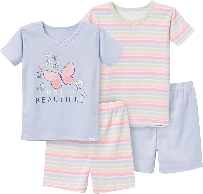Conjunto de pijama de 4 piezas