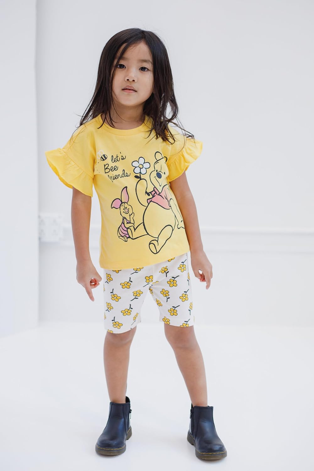 Disney Winnie the Pooh - Conjunto de camiseta y pantalones cortos