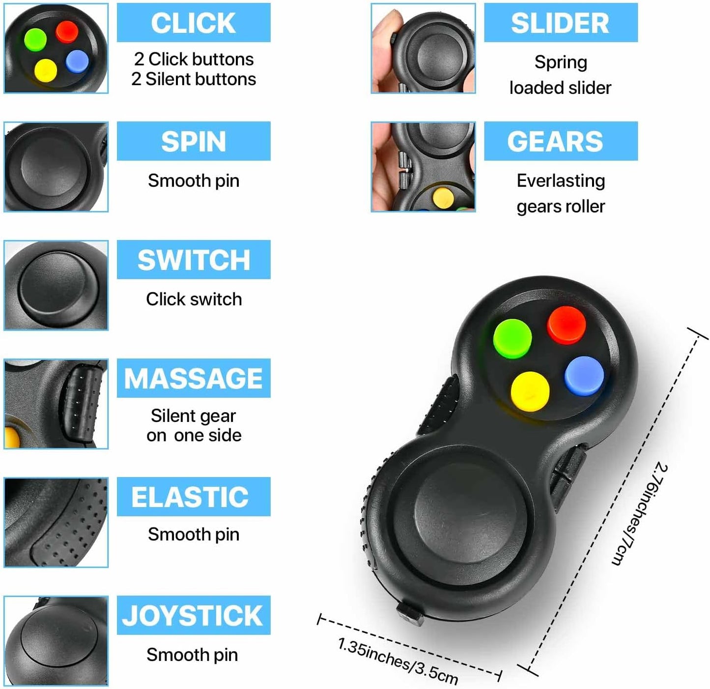 Juego de 5 juguetes sensoriales