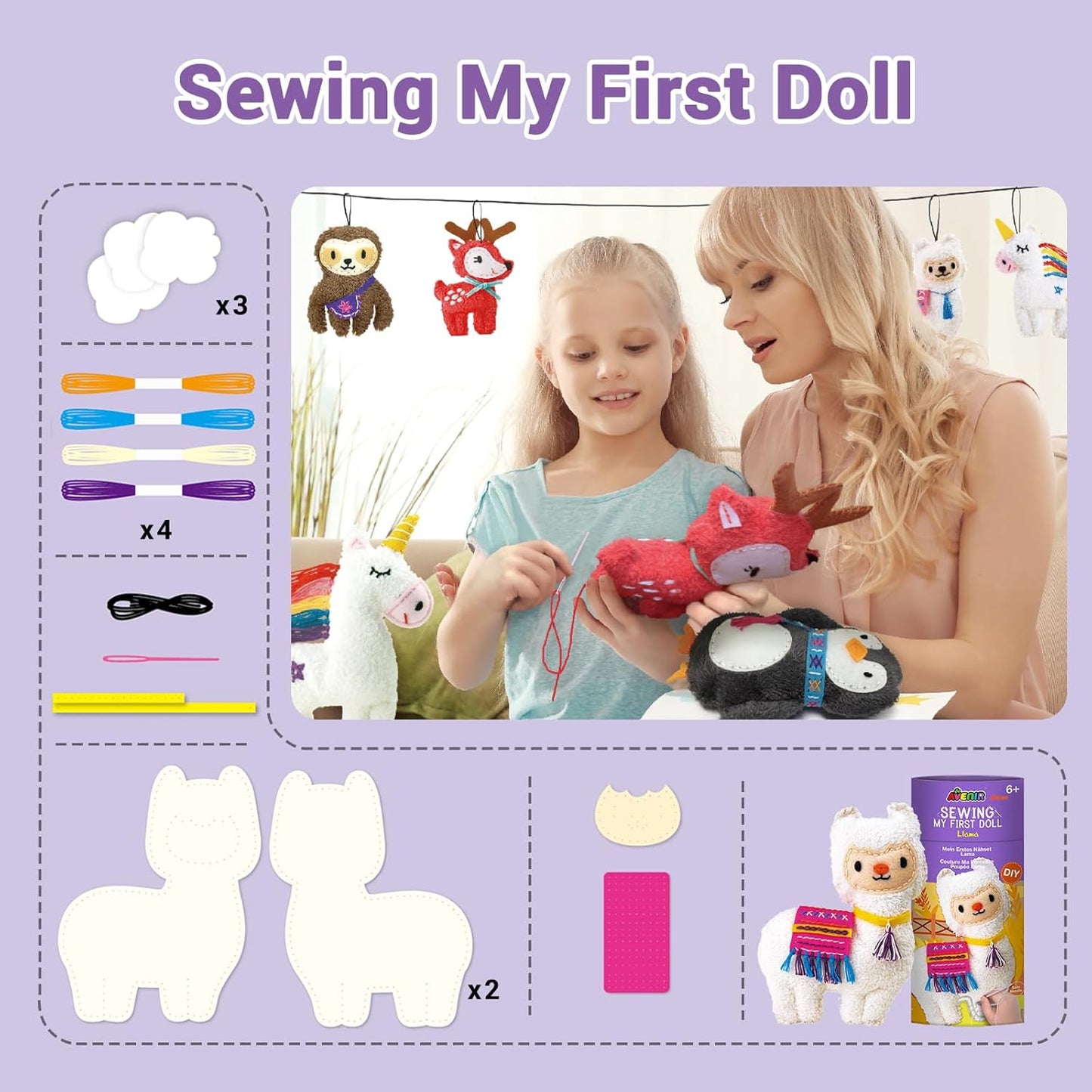 Kit de costura DIY