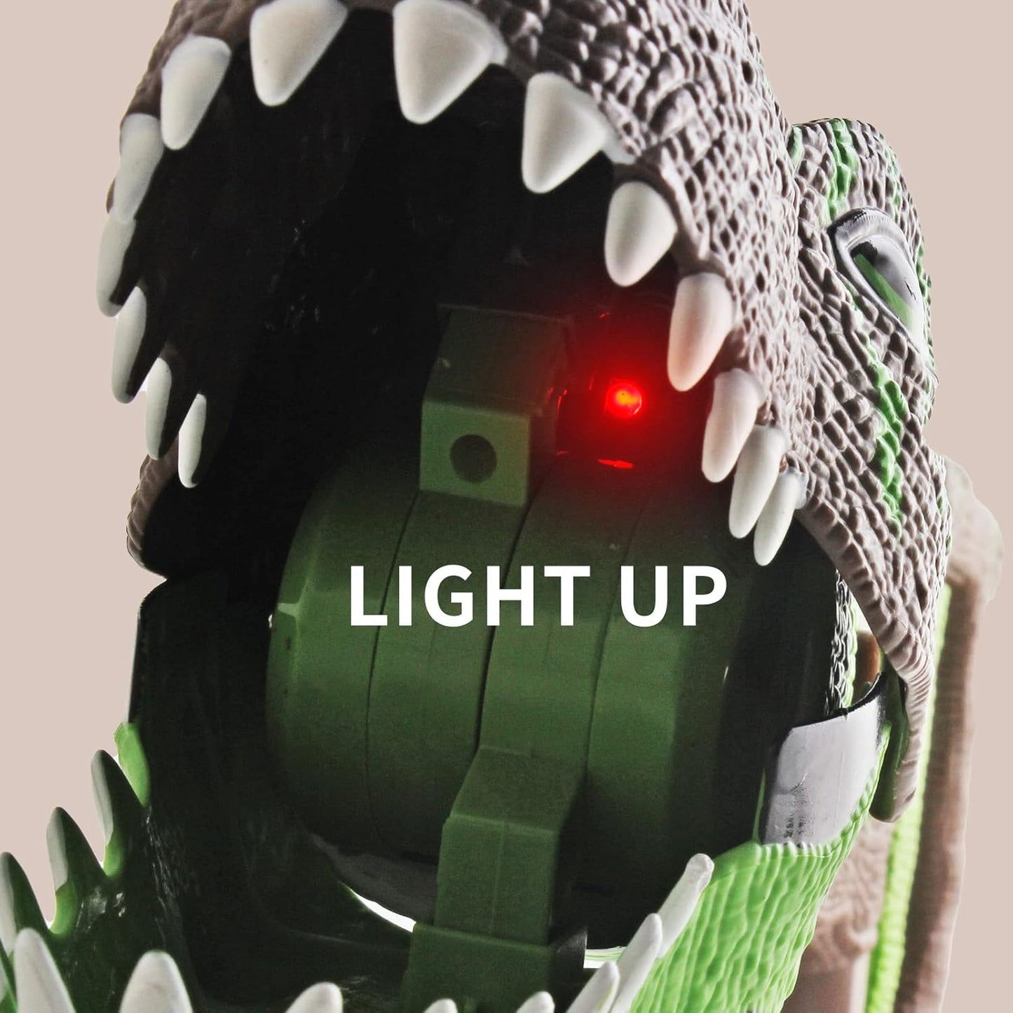 3 sonidos de rugido y luz Dinosaurios Garra T-Rex Reacher