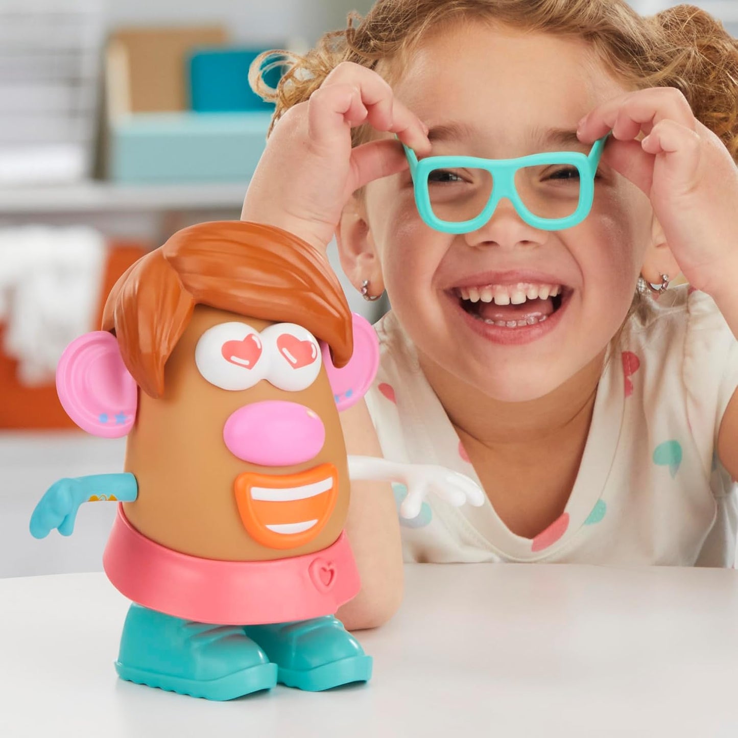 Potato Head Express Yourspud Playset con 1 cuerpo de papa y 32 accesorios