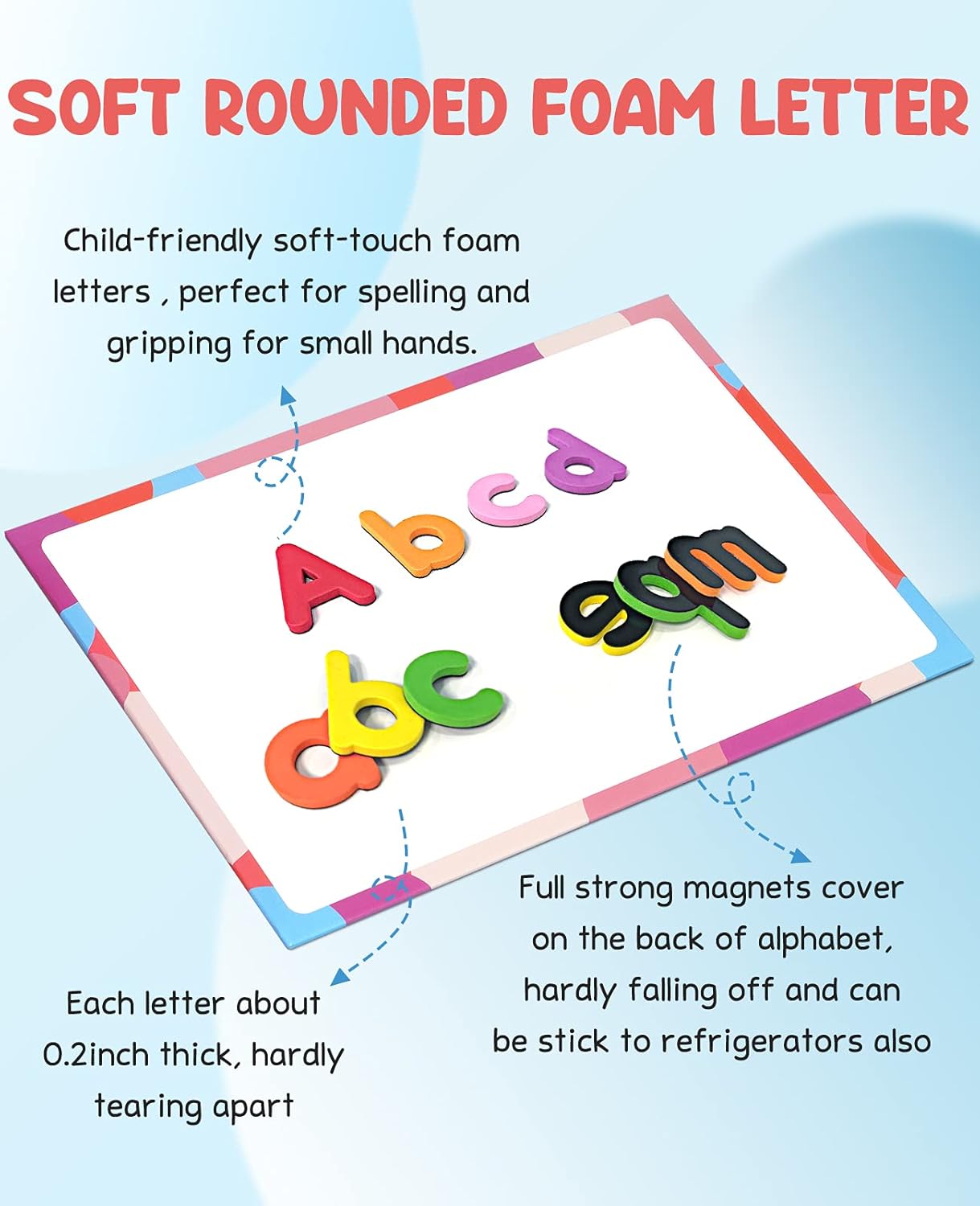 Kit de letras magnéticas