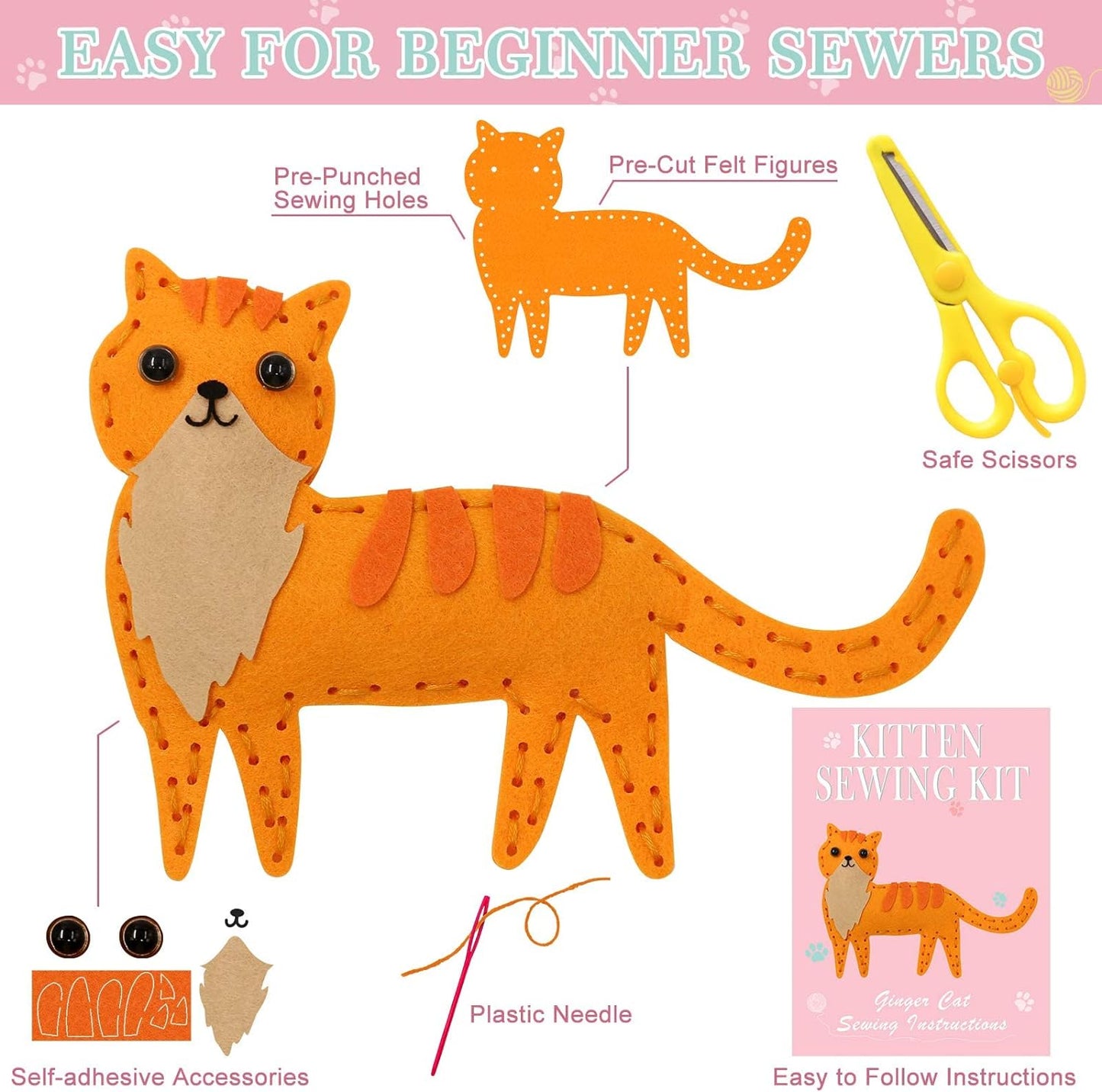 Kit de manualidades de gatito