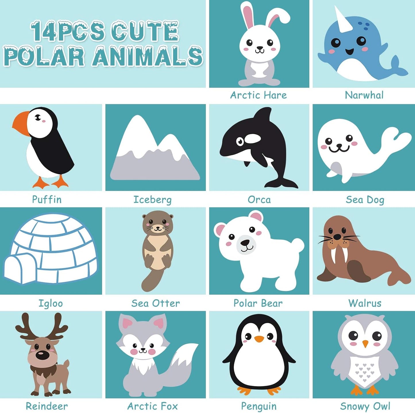 Kit de costura de animales polares