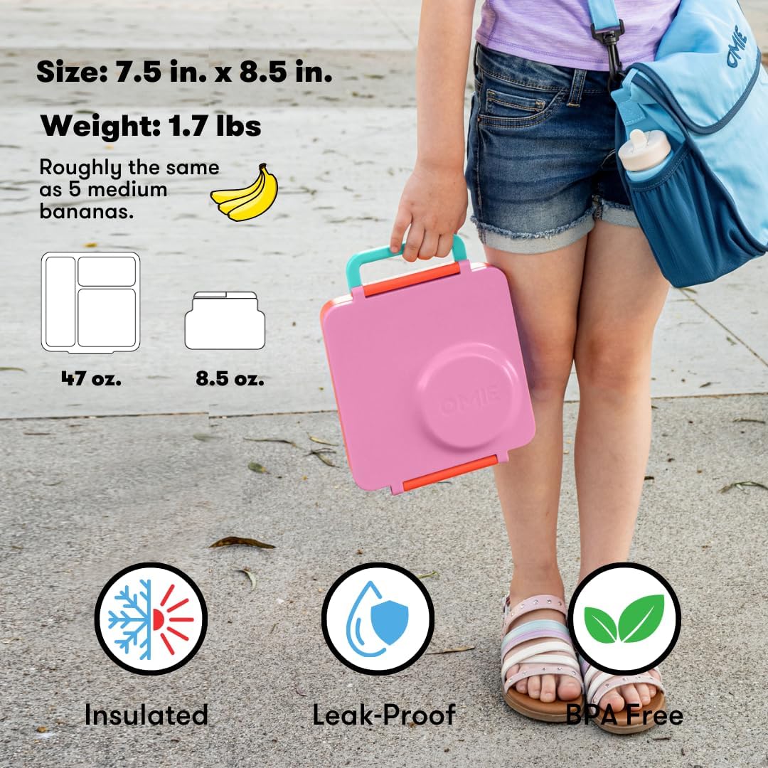 OmieBox Bento - Fiambrera con termo aislante