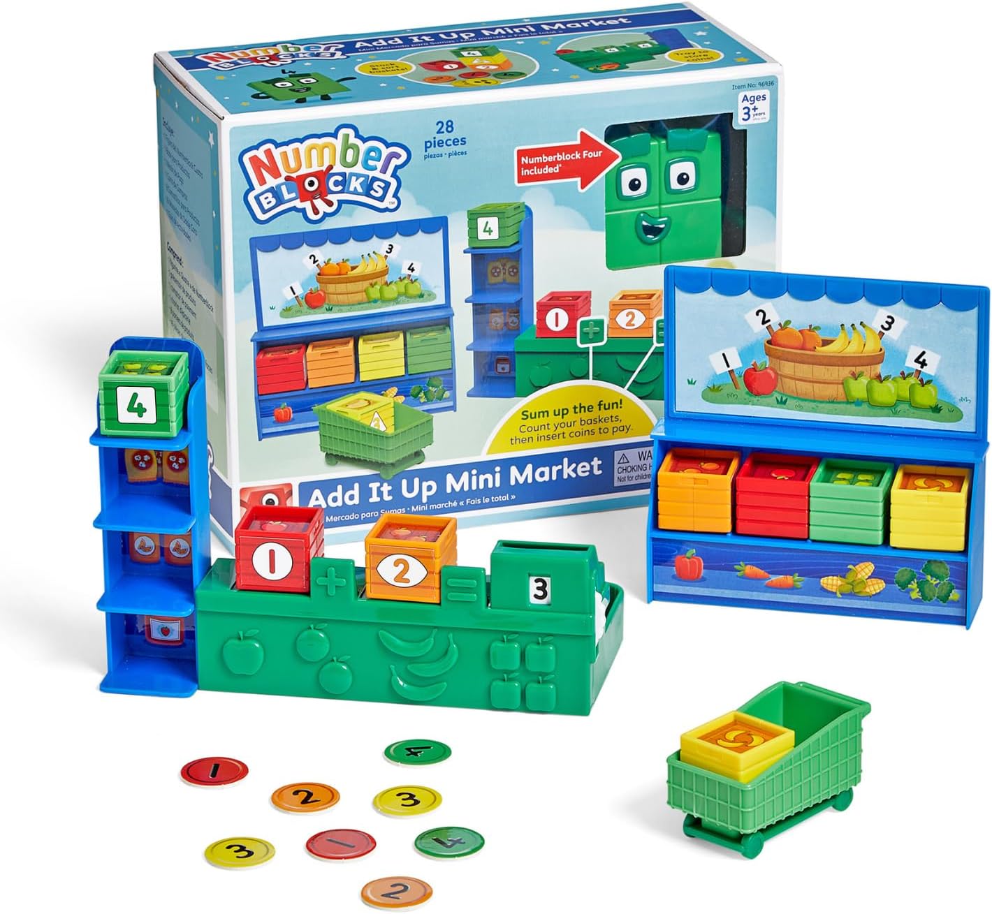 hand2mind Numberblocks Add It Up - Mini mercado
