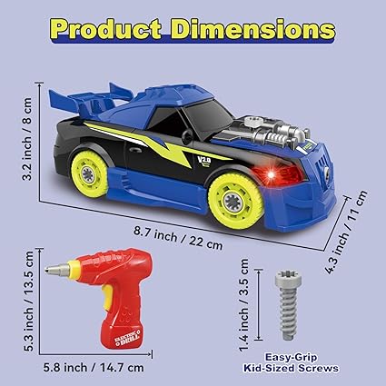 Auto desmontable, juego de rol, mecánico