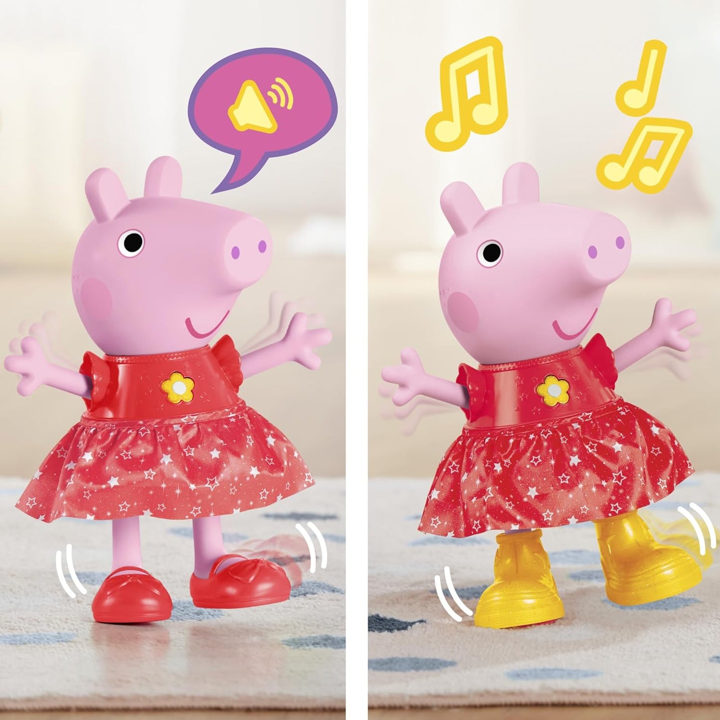 Peppa Pig Peppa's - Muñeco de fiesta cantando y bailando