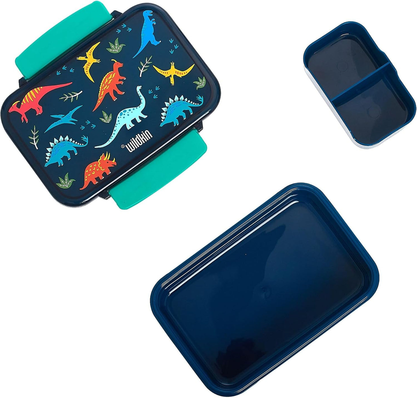 Wildkin Recipiente de comida reutilizable Dinosaurios