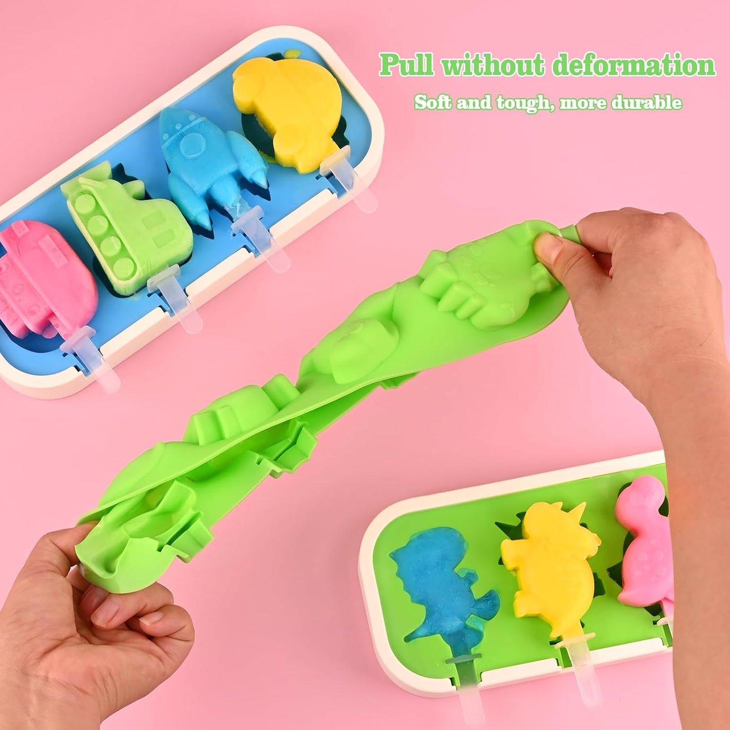 Molde de silicona para helados, meriendas creativas
