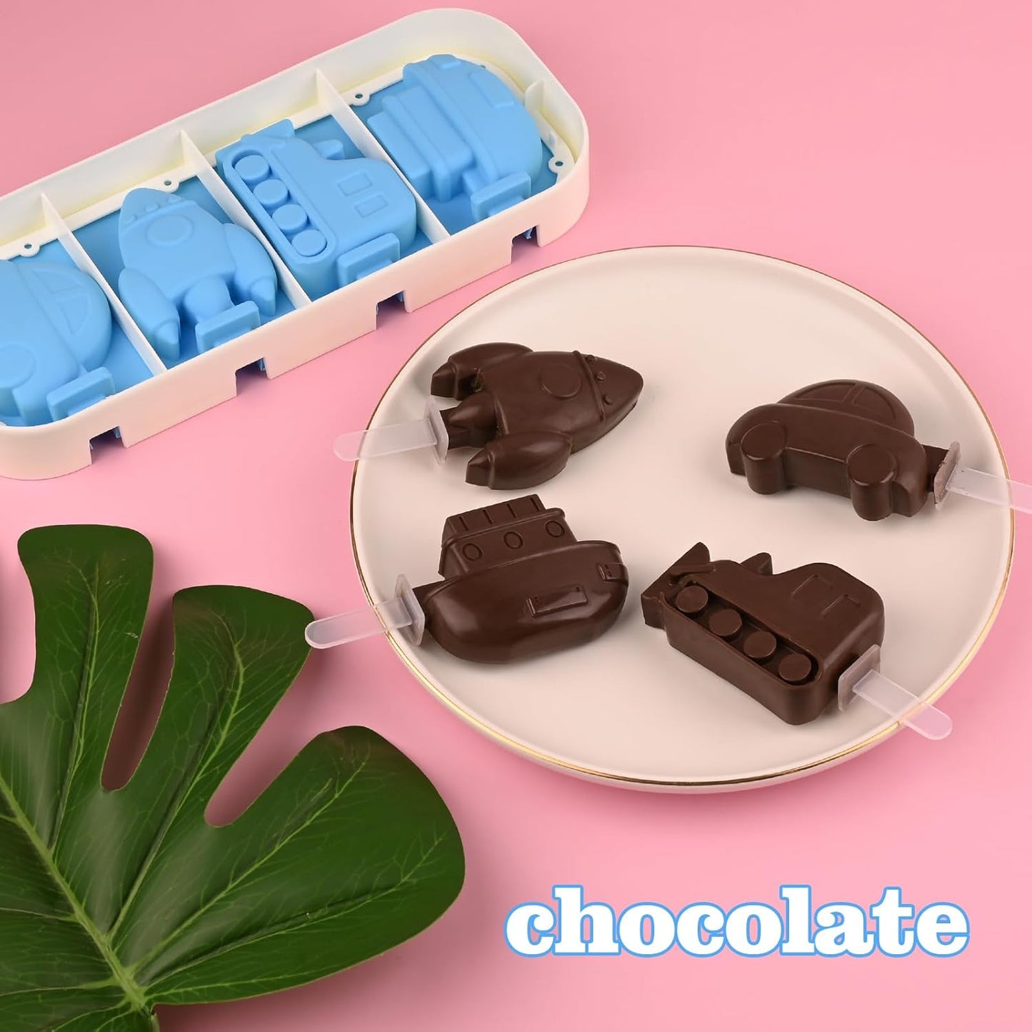Molde de silicona para helados, meriendas creativas