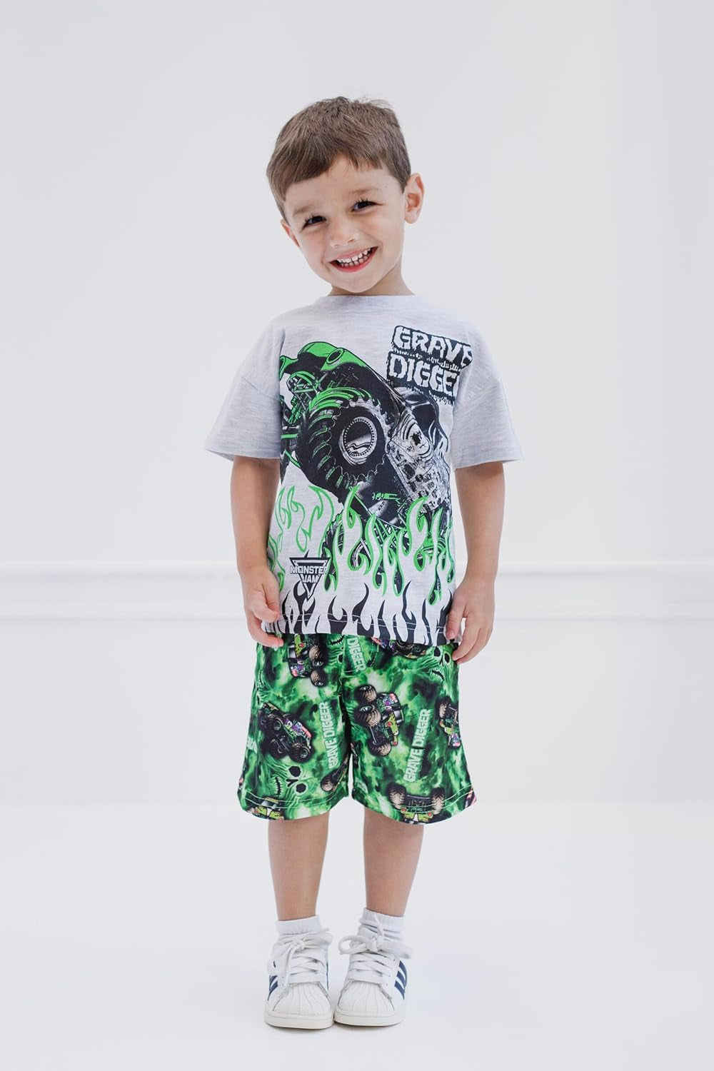 Monster Jam Conjunto de camiseta y pantalones cortos