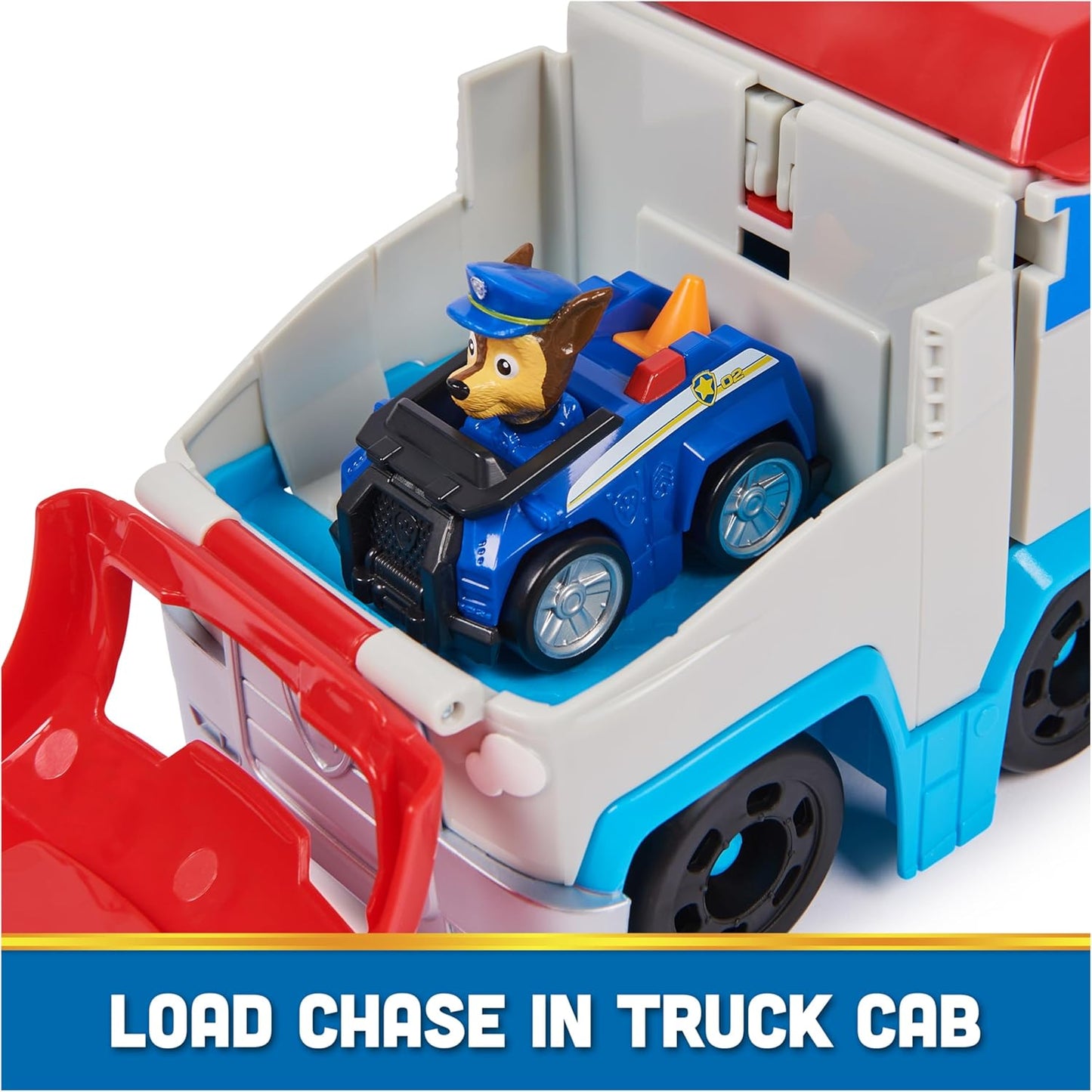 Paw Patrol camión de juguete con auto de juguete