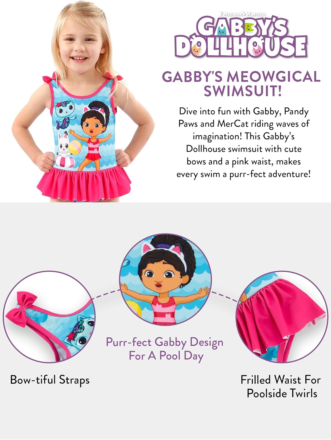 GABBY'S DOLLHOUSE Traje de baño