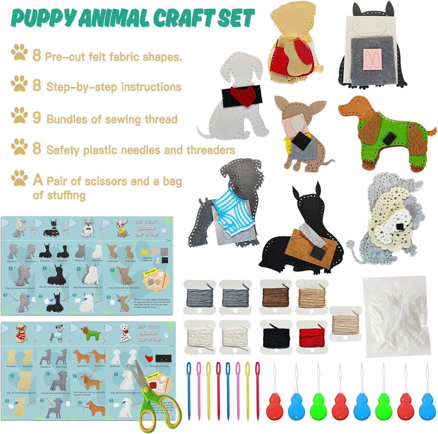 Kit de costura para cachorros