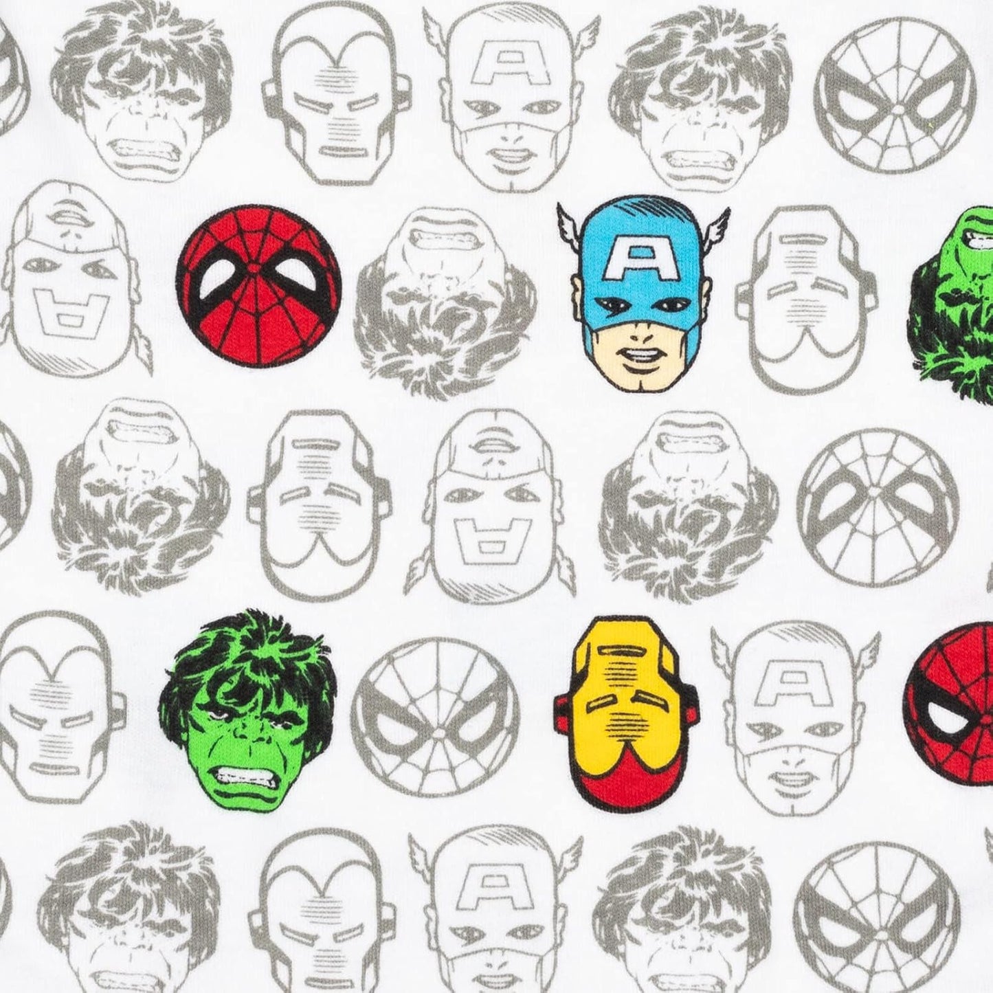 Marvel bodi para niño, 5 prendas, con diseño de Hulk, el Hombre Araña, el Hombre de Hierro y el Capitán América