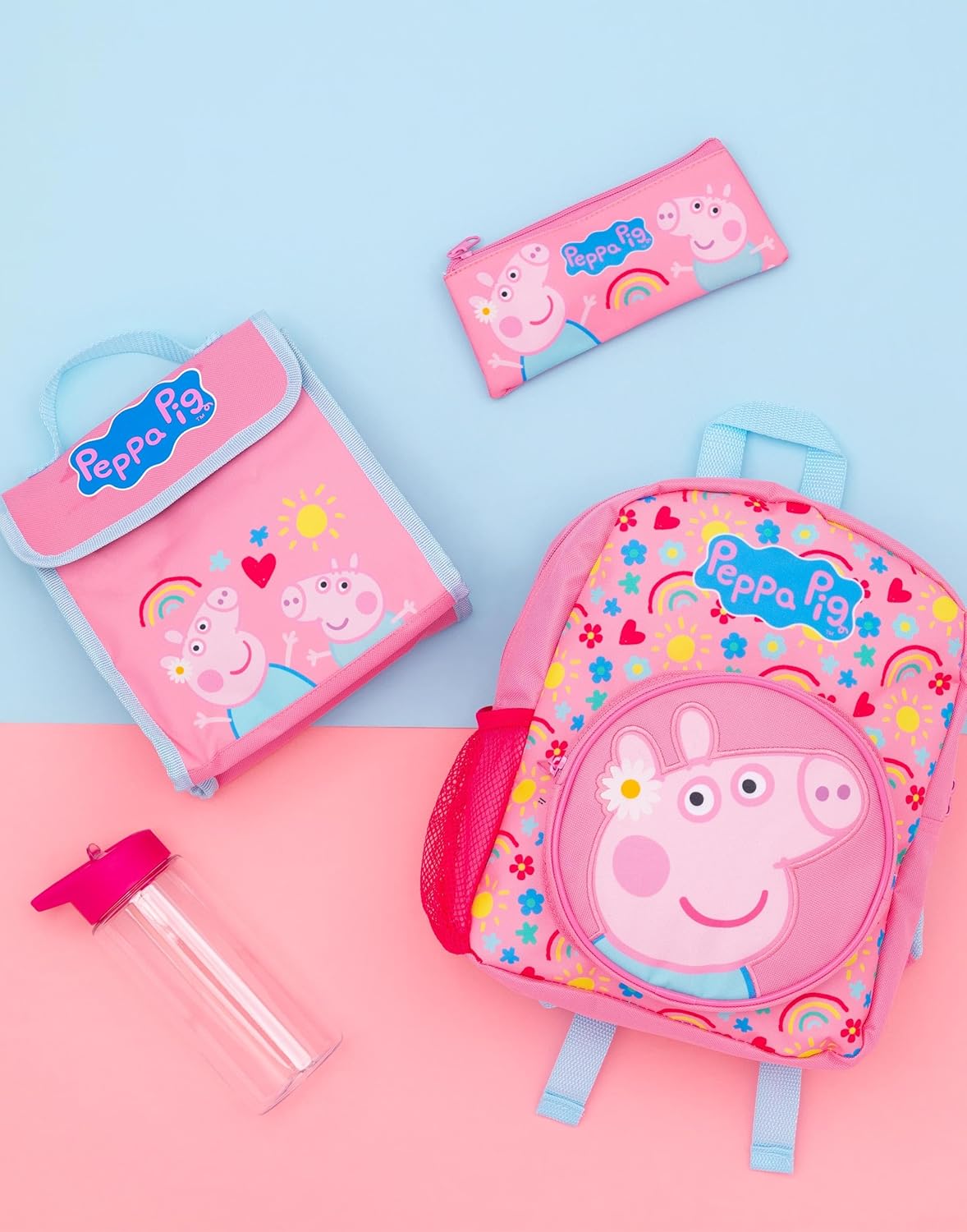 Peppa Pig Juego de mochila 11 pulgadas de 4 piezas