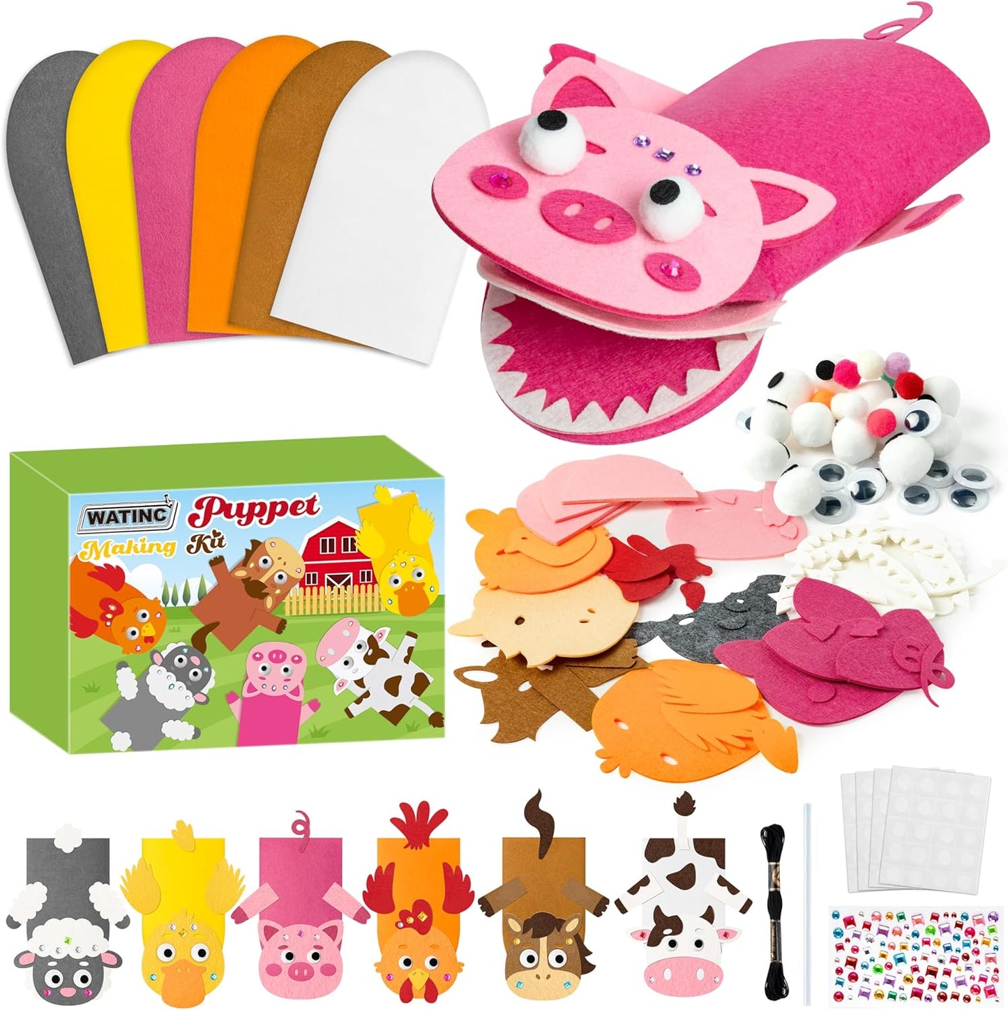 Kit para hacer marionetas de mano