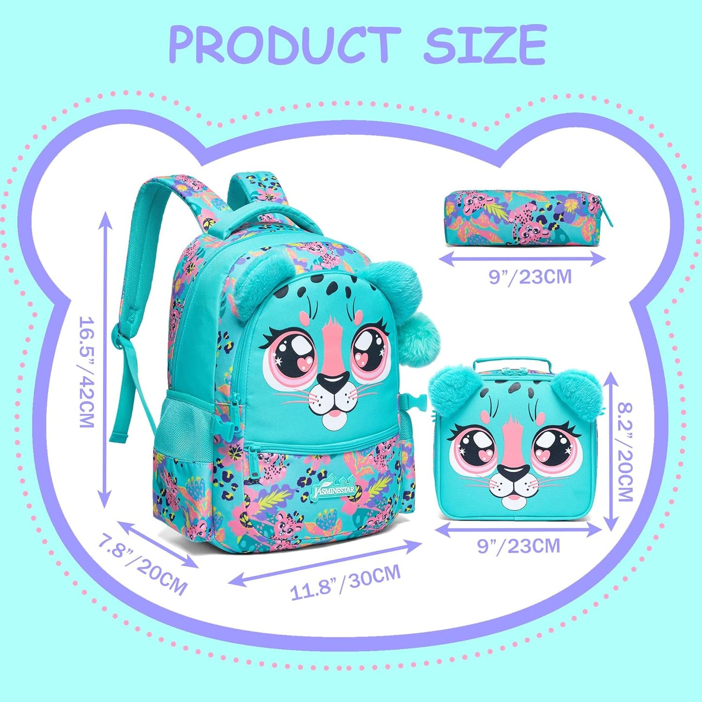 Set de Mochila de 3 piezas 16.5 pulgadas