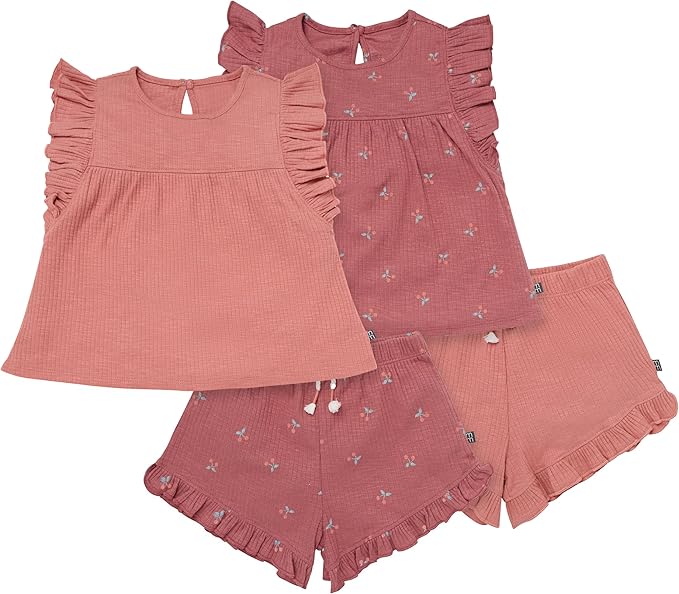 Modern Moments by Gerber Conjunto de 4 piezas para bebé niña