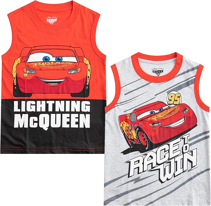 Disney Cars Lightning McQueen - Camisetas sin mangas
