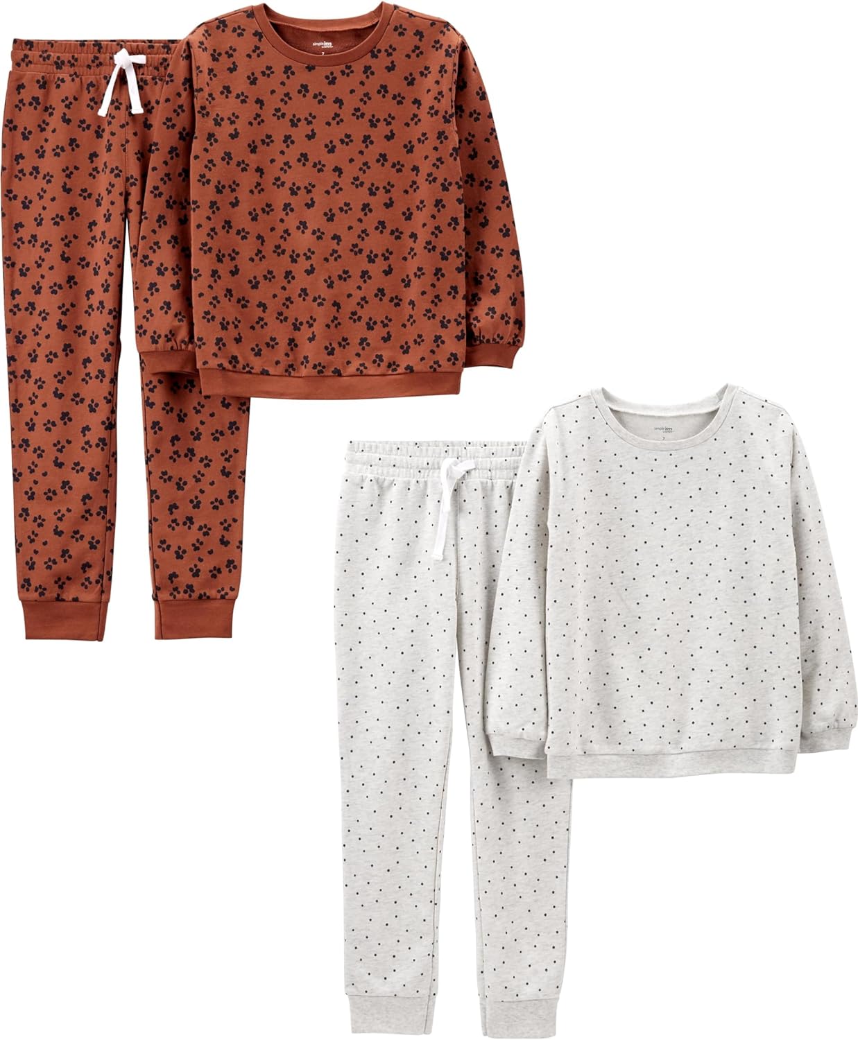 Simple Joys de Carter's - Juego de ropa de 4 piezas