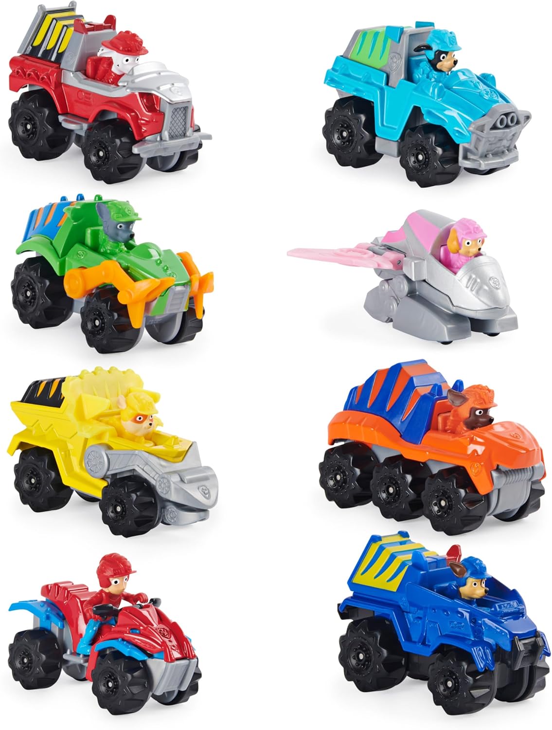 PAW Patrol vehículos coleccionables fundidos a presión, escala 1:55