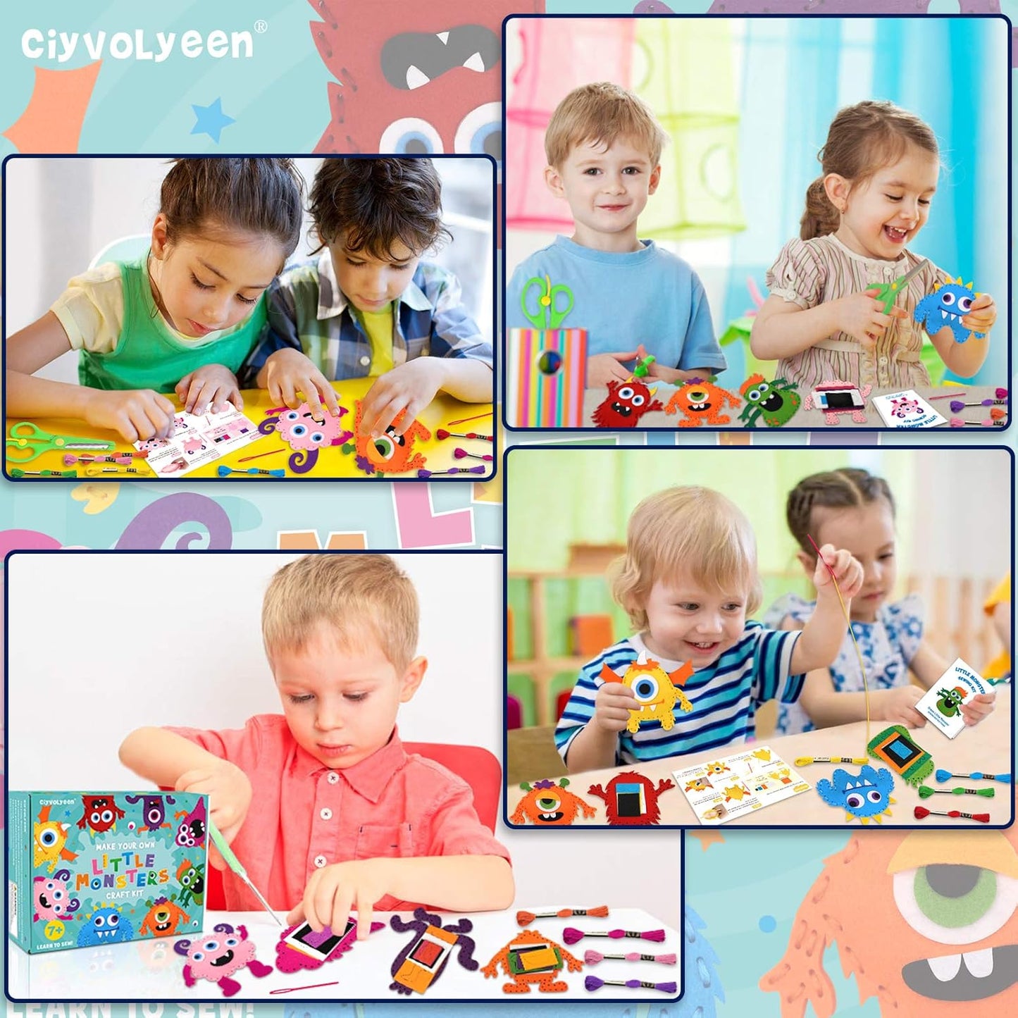 Kit de manualidades de costura