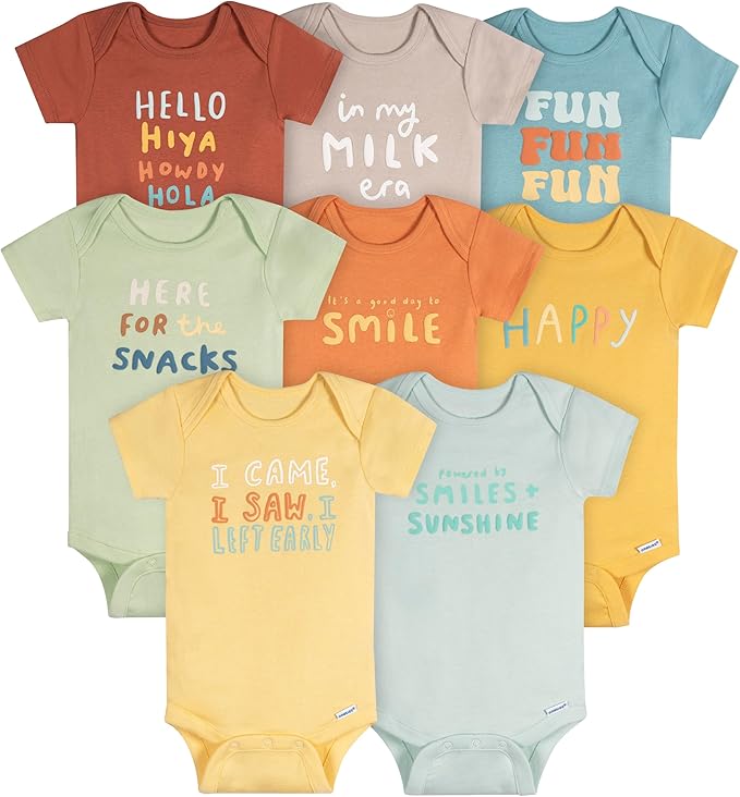 Onesies Brand Paquete de 8 mamelucos