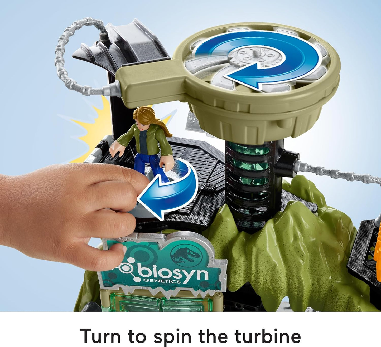 Fisher-Price Imaginext - Juego de laboratorio de dinosaurios de juguete Jurassic World