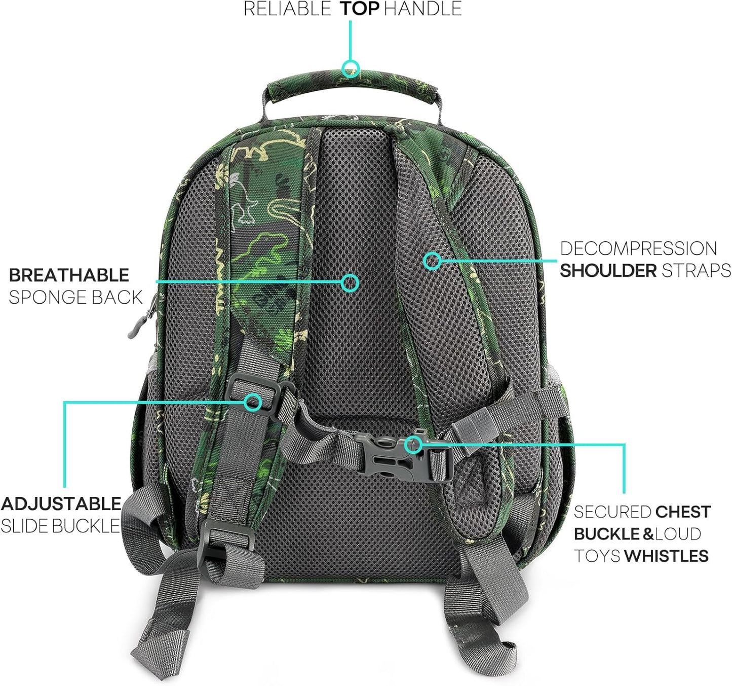 mibasies Mochila 12 pulgadas de alto