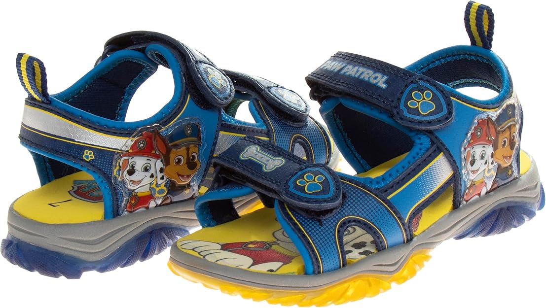 Nickelodeon Sandalias de Paw Patrol con luz LED Chase Marshall