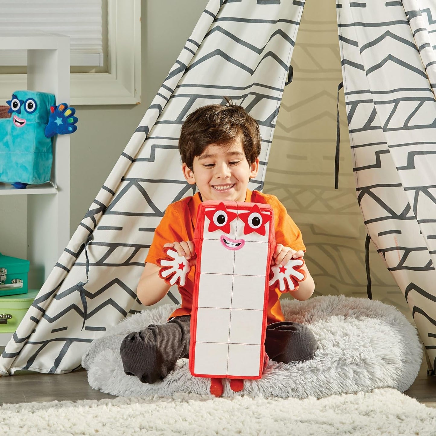 hand2mind Numberblock Ten Playful Pal - Peluche de números