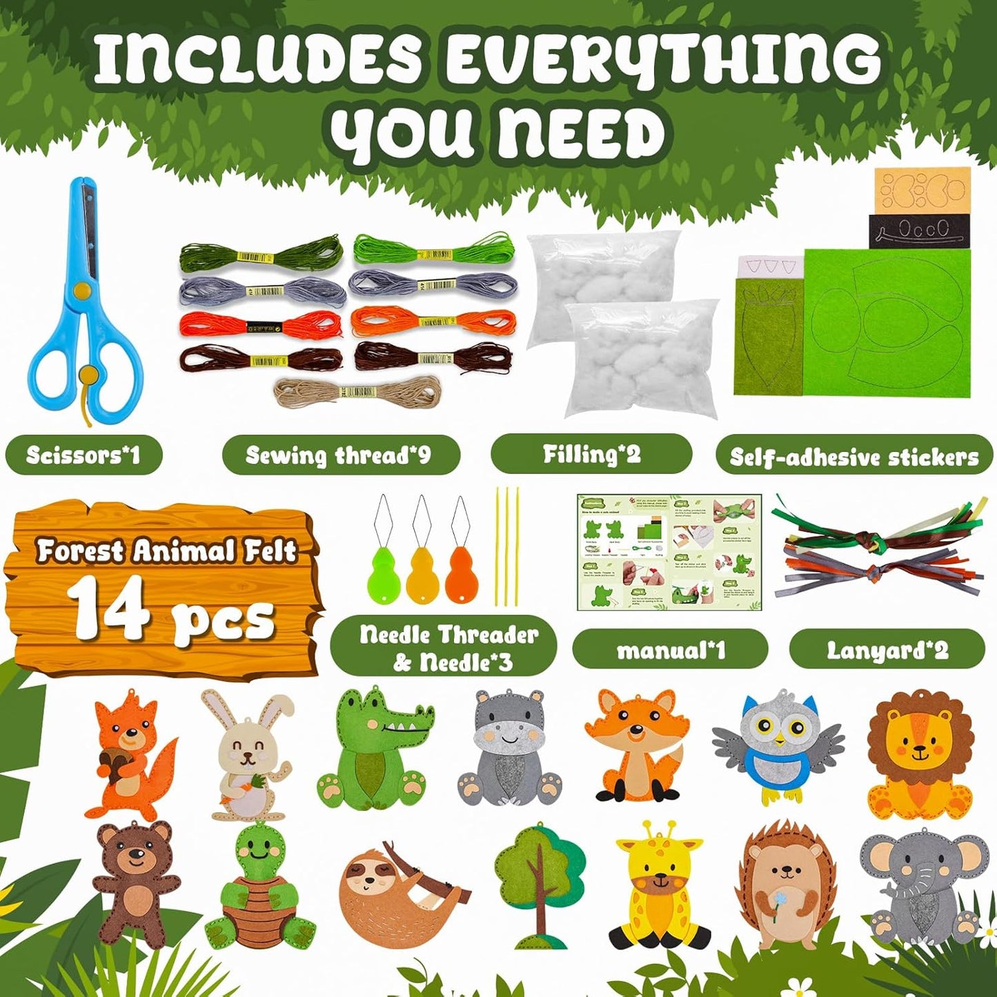 Kits de costura para niños