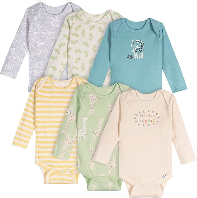 Onesies Brand Paquete de 6 mamelucos