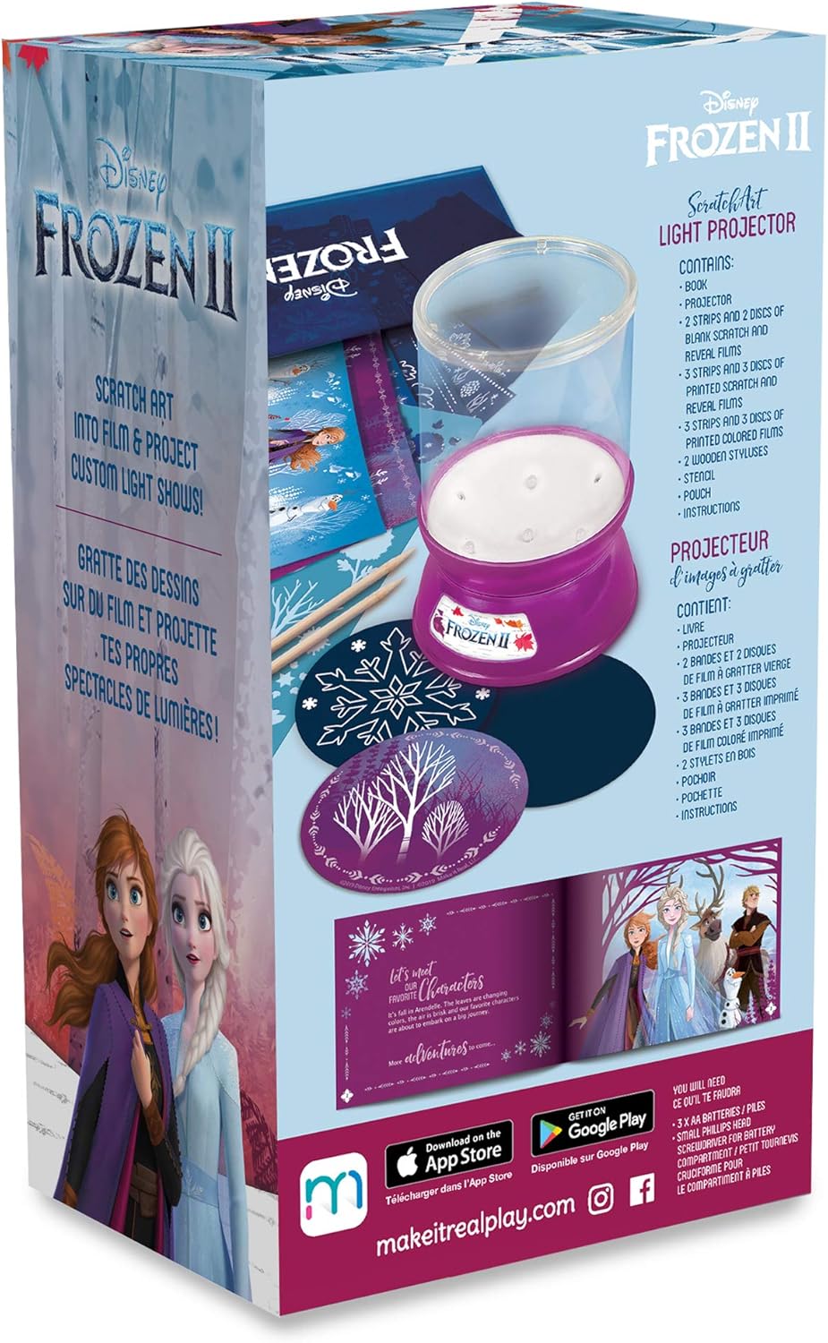 Proyector de luz de estrellas Frozen 2